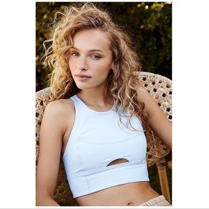 Free People Hold My Phone Bra in Ocean Breeze S